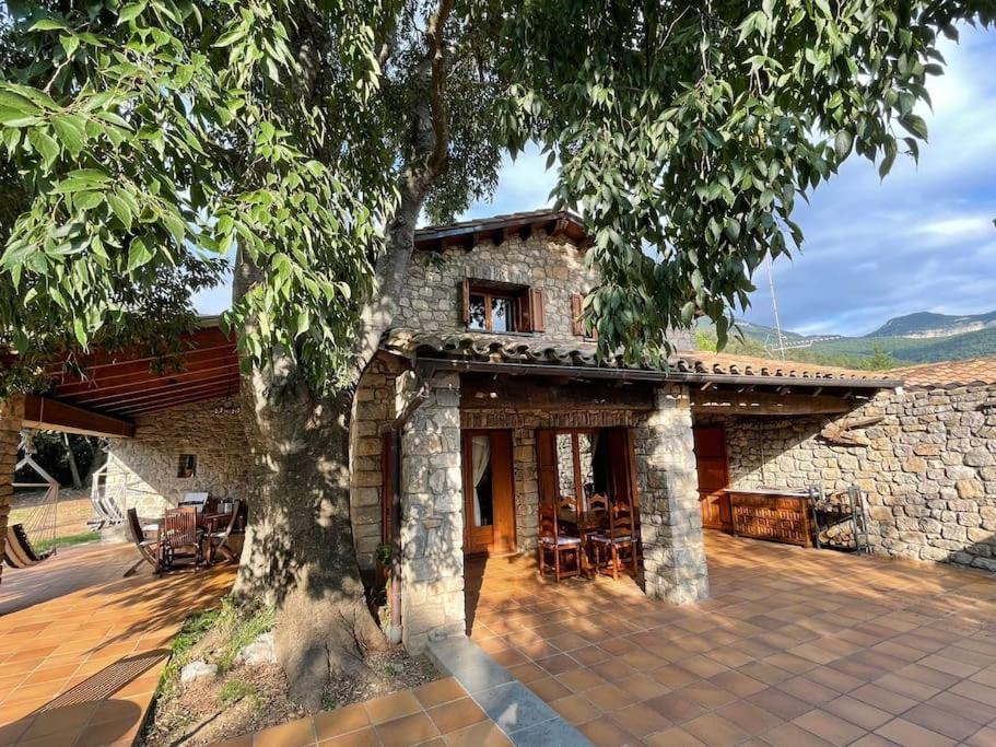 El Vilarot. La Casa De Piedra En La Naturaleza. Girona Exterior foto