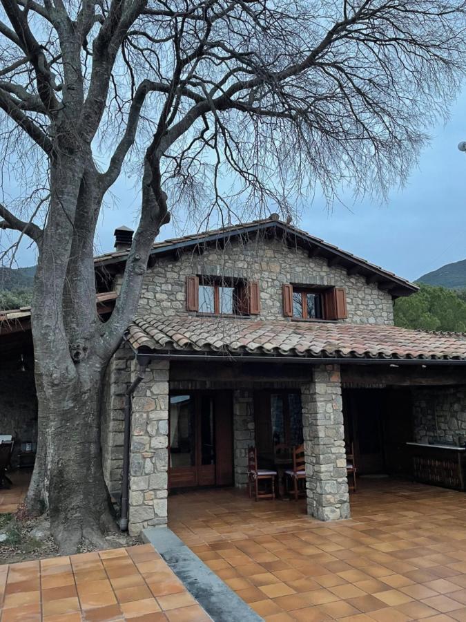 El Vilarot. La Casa De Piedra En La Naturaleza. Girona Exterior foto